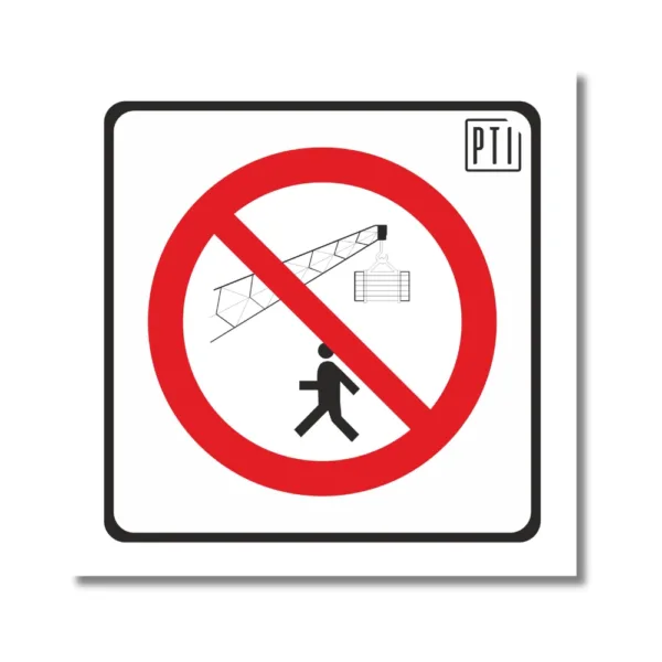 PROHIBIDO ANDAR BAJO CARGAS