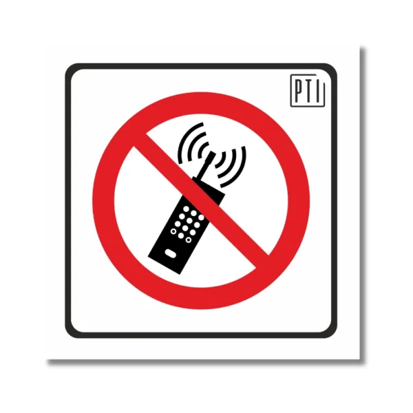 PROHIBIDO ACTIVAR TELÉFONOS MÓVILES