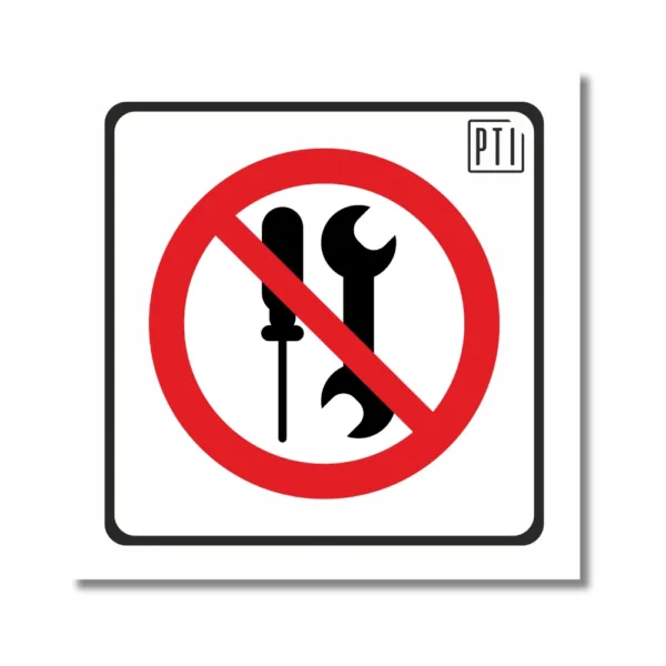 PROHIBIDO REPARAR A PERSONAL NO AUTORIZADO