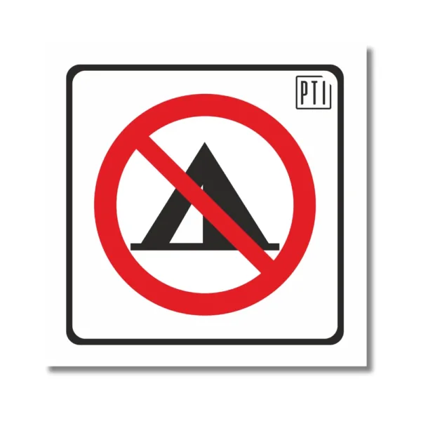 PROHIBIDO ACAMPAR