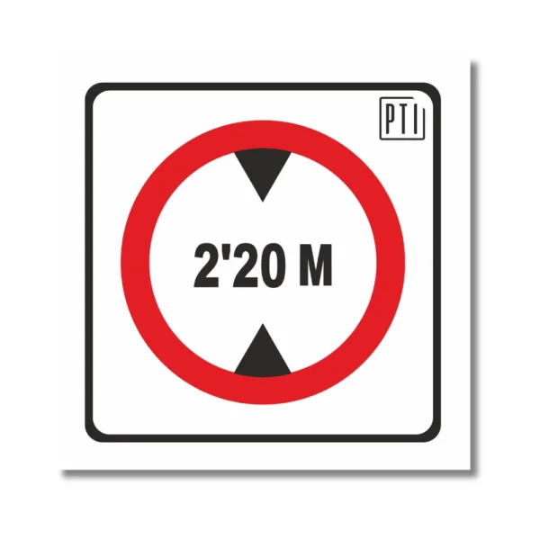 ALTURA MAXIMA 2'20 M