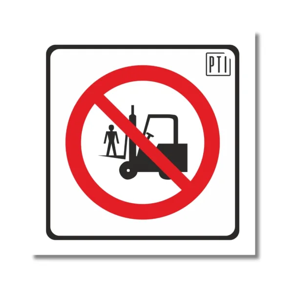 PROHIBIDO TRANSPORTAR PERSONAS