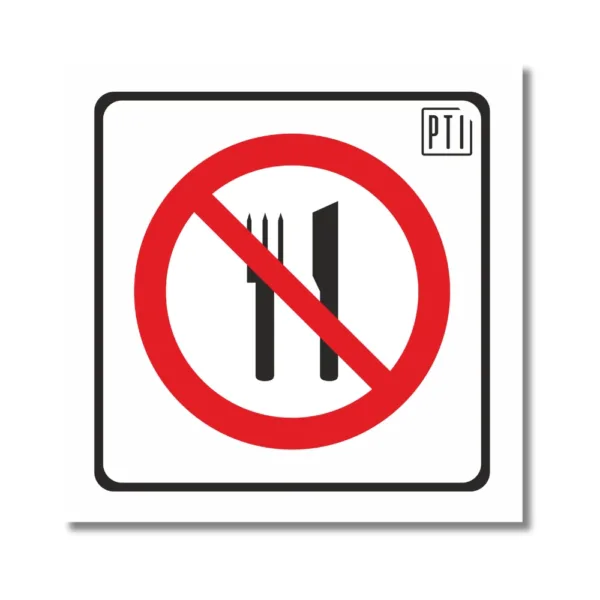 PROHIBIDO COMER EN ESTA ZONA