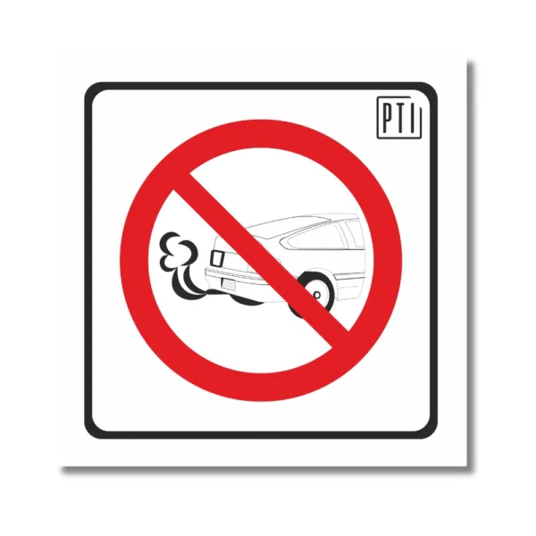 PROHIBIDO MOTORES EN MARCHA