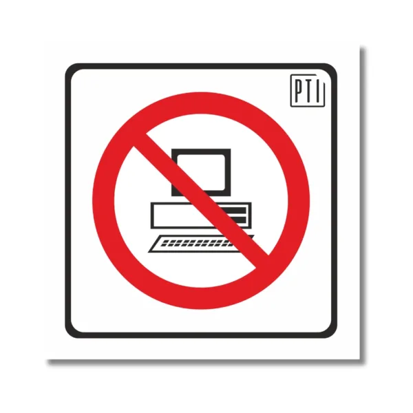 PROHIBIDO USAR LOS ORDENADORES