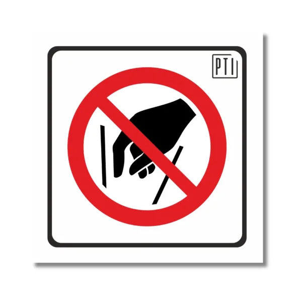 PROHIBIDO INTRODUCIR LAS MANOS