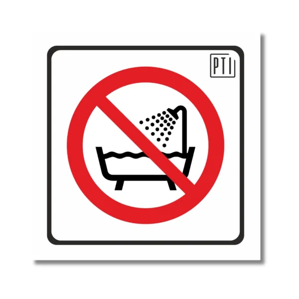 PROHIBIDO EL USO EN PRESENCIA DE AGUA