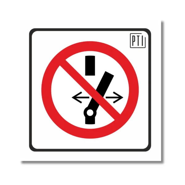 PROHIBIDO CAMBIAR LA POSICIÓN DEL INTERRUPTOR