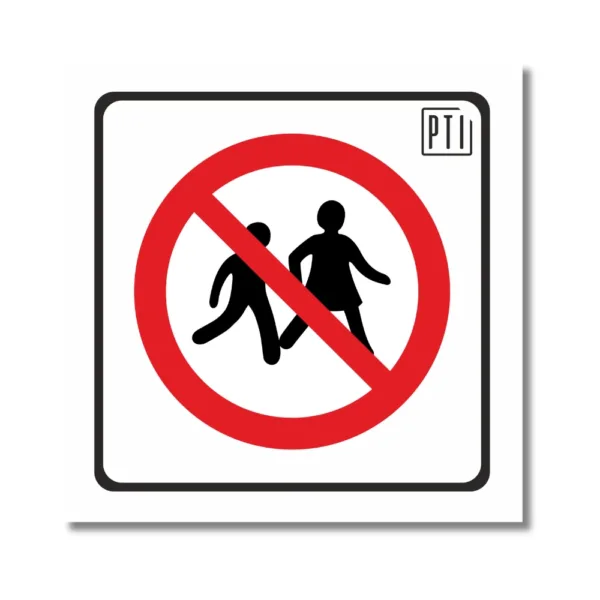 PROHIBIDO NIÑOS