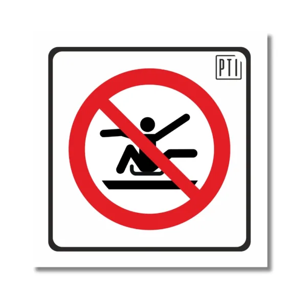 NO SACAR MANOS Y PIES FUERA DEL TRINEO