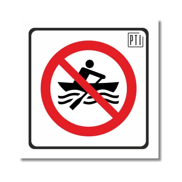 PROHIBIDAS LAS EMBARCACIONES SIN MOTOR