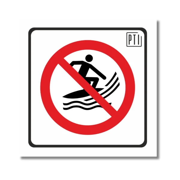 PROHIBIDO PRACTICAR SURF