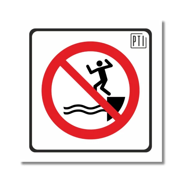 PROHIBIDO SALTAR AL AGUA