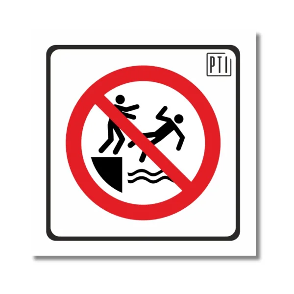 PROHIBIDO EMPUJAR AL AGUA