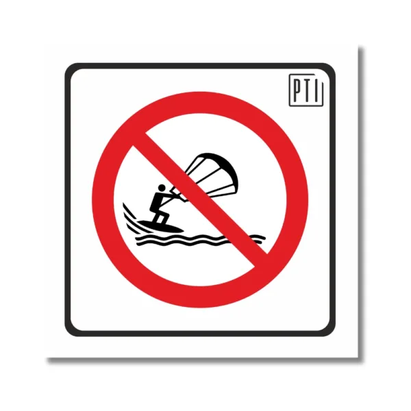 PROHIBIDO HACER KITSURF